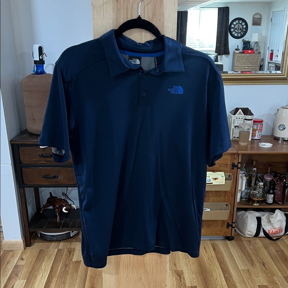 The North Face Men's Dark Blue Polo Shirt